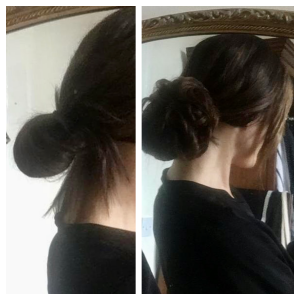 Messy Bun faux fake hair bun