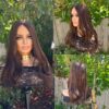 'SKINNY VIVID BROWN' • 21" LENGTH • 135G - Image 2