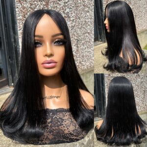 ‘BLACK GLOSS’ • 22″ LENGTH • 150G