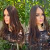 'SKINNY VIVID BROWN' • 21" LENGTH • 135G - Image 3