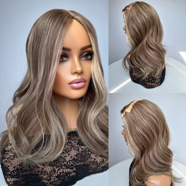'LIGHT BROWN & BLONDE MIX' • 19" LENGTH • 143G