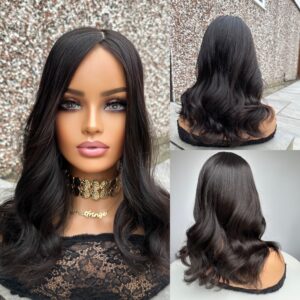 'NATURAL VIRGIN' Dark/Darkest Brown • Choose Length/Gram