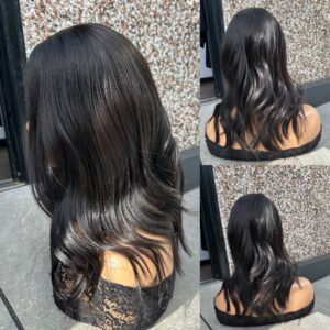 'NATURAL VIRGIN' Dark/Darkest Brown • Super Flat Hair Topper