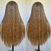 'HONEY' • 25-26" LENGTH • 155G •CLIP IN HAIR TOPPER UK - Image 2