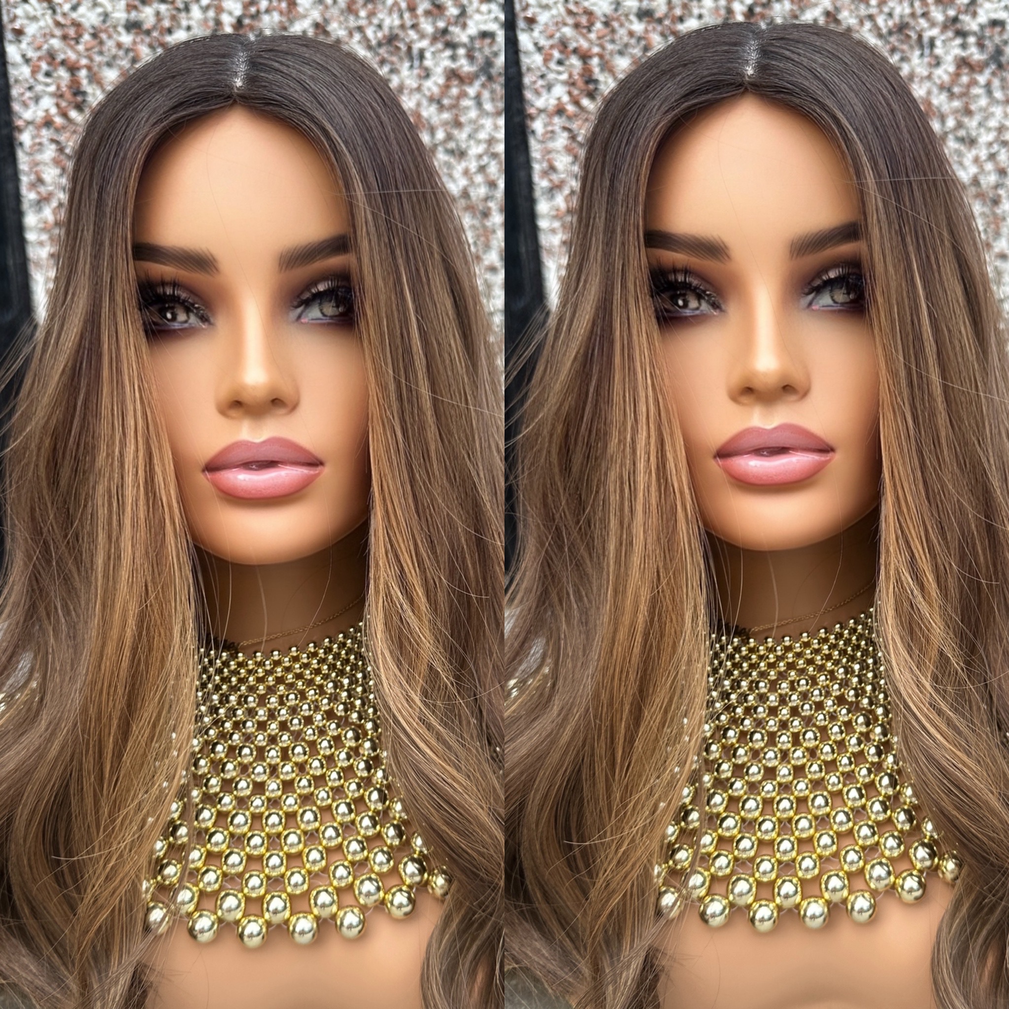 'TOFFEE CRUMBLE' • 20" LENGTH • 169G •BEST HAIR TOPPER UK 7 'TOFFEE CRUMBLE' • 20" LENGTH • 169G •BEST HAIR TOPPER UK - Image 7