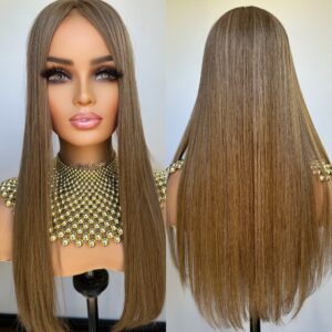 'HONEY' • 25-26" LENGTH • 155G •CLIP IN HAIR TOPPER UK