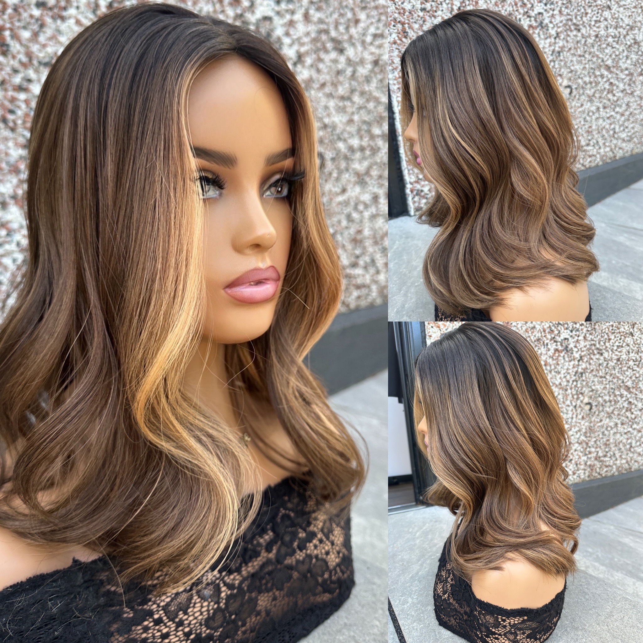 'COOKIE DOUGH' • 17 LENGTH • 130G • LUXURY HAIR TOPPER UK 4 'COOKIE DOUGH' • 17 LENGTH • 130G • LUXURY HAIR TOPPER UK - Image 4
