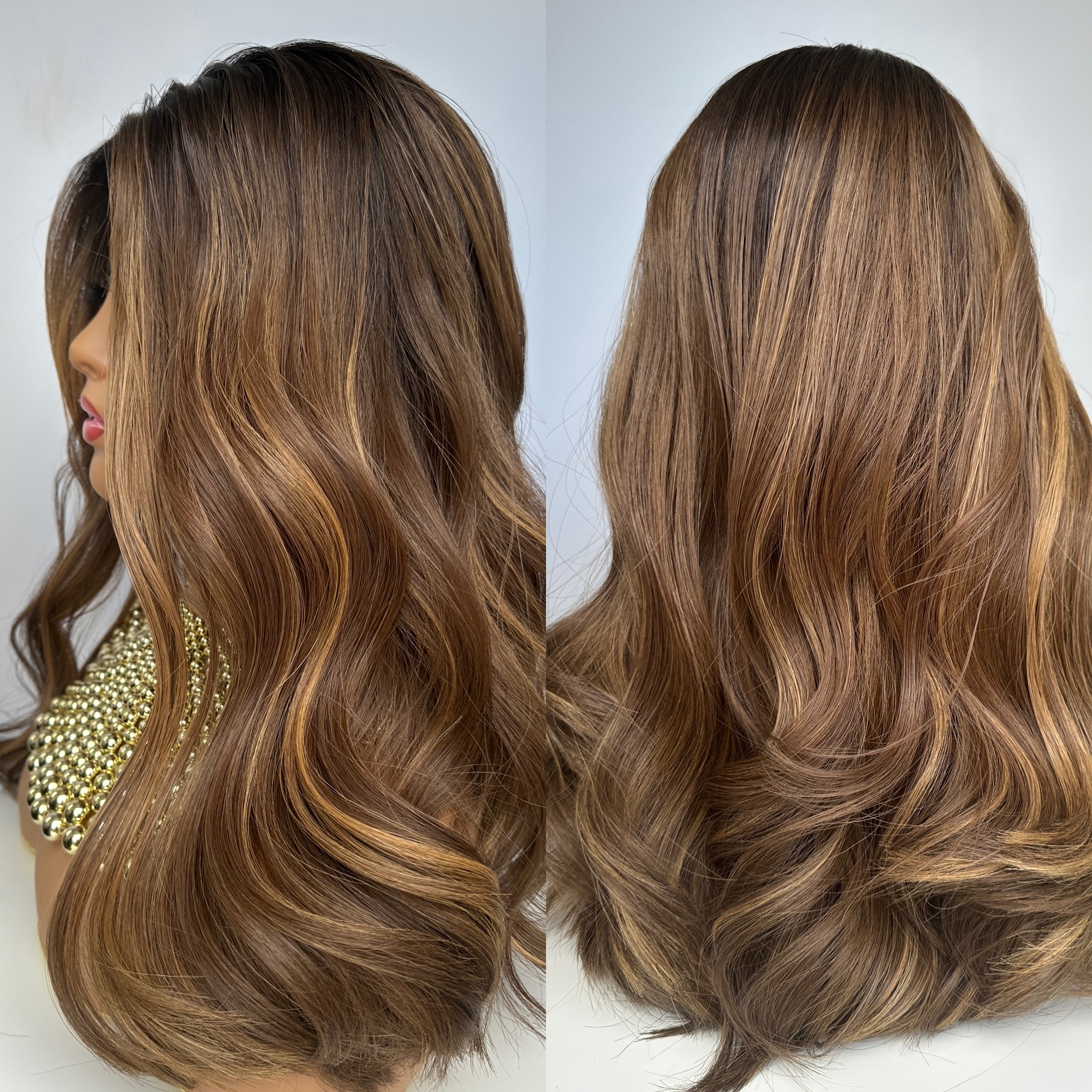 'TOFFEE CRUMBLE' • 20" LENGTH • 169G •BEST HAIR TOPPER UK 4 'TOFFEE CRUMBLE' • 20" LENGTH • 169G •BEST HAIR TOPPER UK - Image 4