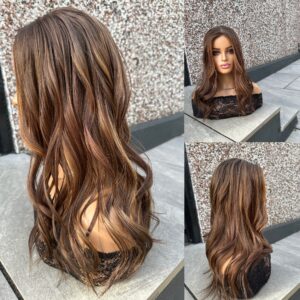 'TREACLE' • 19-20" LENGTH • 129G • LUXURY HAIR TOPPER UK SKINNY