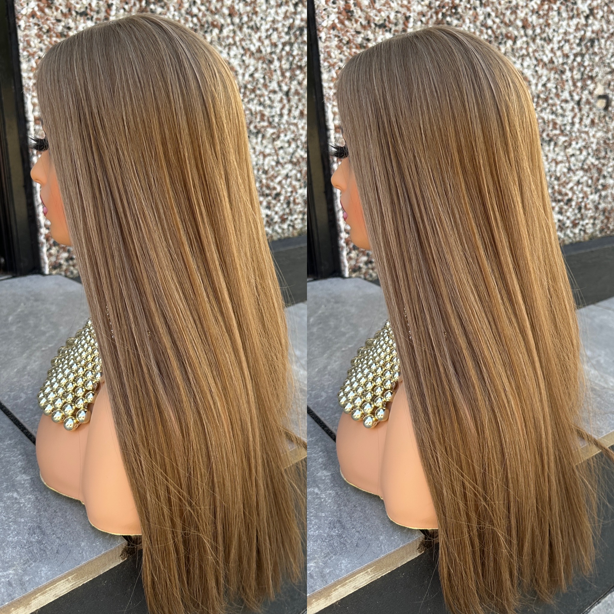 'HONEY' • 25-26" LENGTH • 155G •CLIP IN HAIR TOPPER UK 7 'HONEY' • 25-26" LENGTH • 155G •CLIP IN HAIR TOPPER UK - Image 7