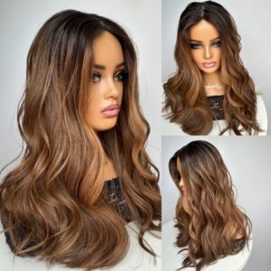 'AUTUMN WREATH' • 22" LENGTH • 167G • BEST CLIP IN SILK HAIR TOPPER