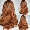'CHILLI' • 23" LENGTH • 180G • AUBURN UK SILK HAIR TOPPER - Image 5