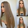 'HONEY' • 25-26" LENGTH • 155G •CLIP IN HAIR TOPPER UK - Image 8