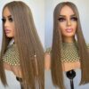 'HONEY' • 25-26" LENGTH • 155G •CLIP IN HAIR TOPPER UK - Image 4