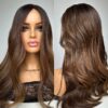 'ELEGANCE' • 22" LENGTH • 158G • BALAYAGE LUXURY SILK HAIR TOPPER - Image 3