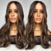 'EXPRESSO MARTINI' • 22-23" LENGTH • 165G • BEST UK SILK HAIR TOPPER - Image 5