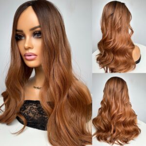 'CHILLI' • 23" LENGTH • 180G • AUBURN UK SILK HAIR TOPPER
