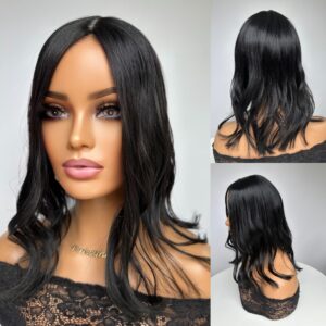 'SKINNY SOFT BLACK' • 17" LENGTH • 100G  (no returns)