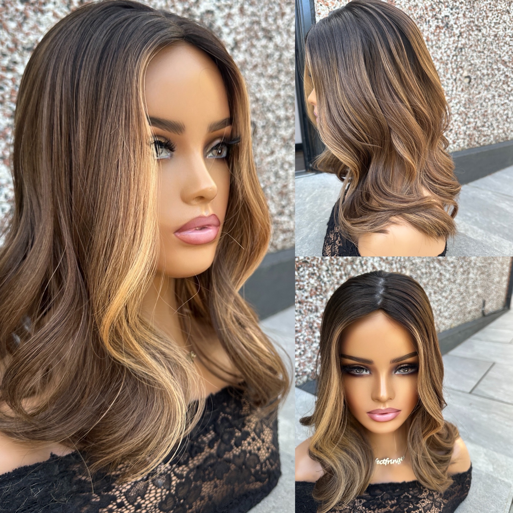 'COOKIE DOUGH' • 17 LENGTH • 130G • LUXURY HAIR TOPPER UK 1 'COOKIE DOUGH' • 17 LENGTH • 130G • LUXURY HAIR TOPPER UK