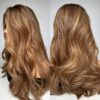 'CARAMEL GOLD' • 21" LENGTH • 145G • LUXURY SILK HAIR TOPPER - Image 4