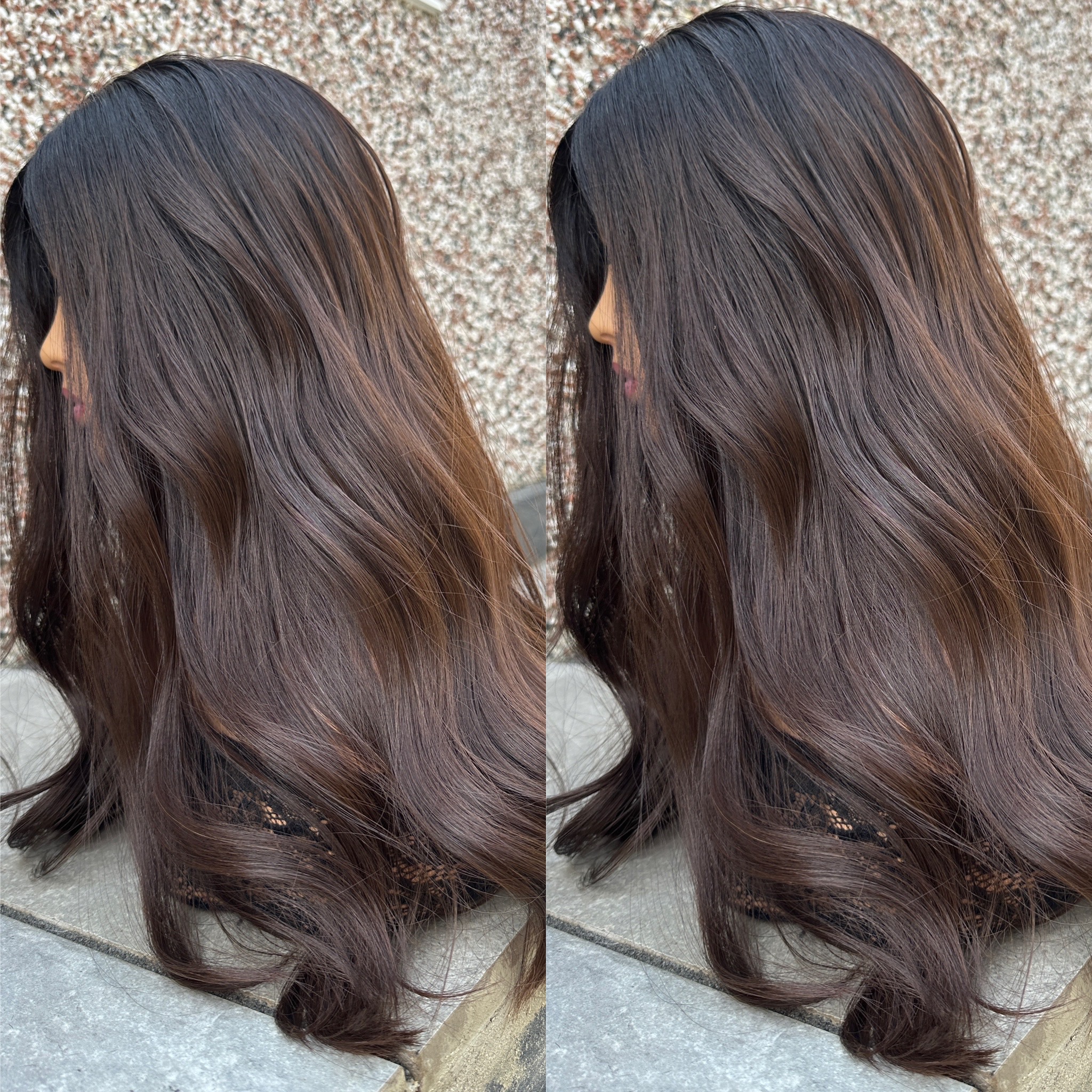 'ROYALY' • 21-22" LENGTH • Medium/Thick 175g • Virgin with Darker Ombré 4 'ROYALY' • 21-22" LENGTH • Medium/Thick 175g • Virgin with Darker Ombré - Image 4