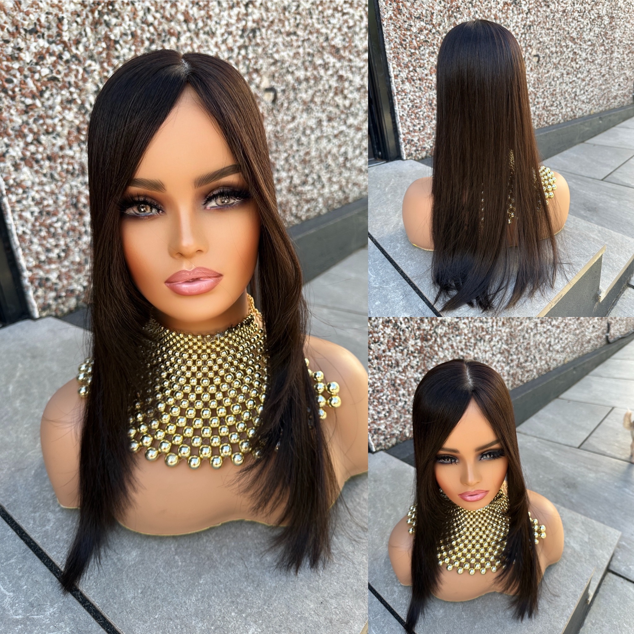 Big Sis LOW DENSITY SILK HAIR TOPPER • 21" Length 4 Big Sis LOW DENSITY SILK HAIR TOPPER • 21" Length - Image 4