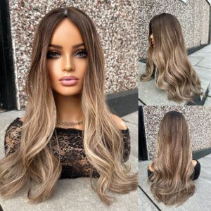 'BRONDIE' • 22" • 160g • BEST HUMAN HAIR TOPPER UK
