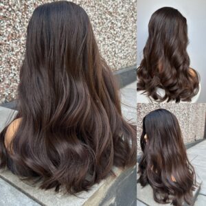 'ROYALY' • 21-22" LENGTH • Medium/Thick 175g • Virgin with Darker Ombré
