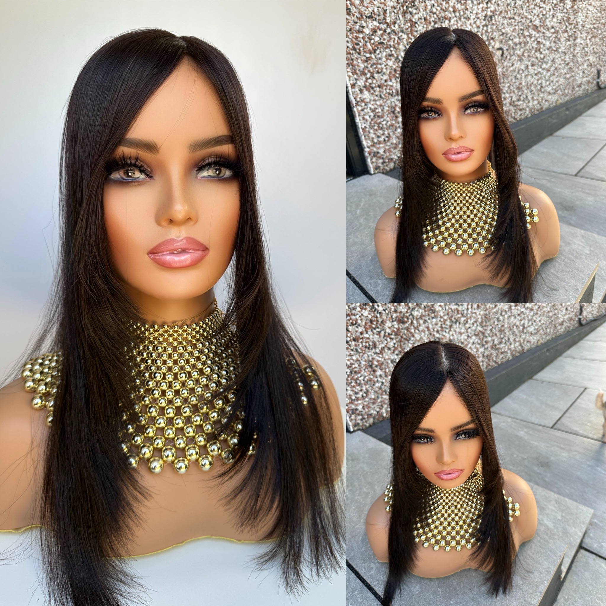 Big Sis LOW DENSITY SILK HAIR TOPPER • 21" Length 3 Big Sis LOW DENSITY SILK HAIR TOPPER • 21" Length - Image 3