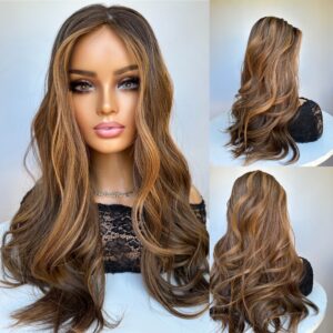 'CHRISTMAS PUDDING' • 24-25" LENGTH • THICK • THE BEST HAIR TOPPER UK