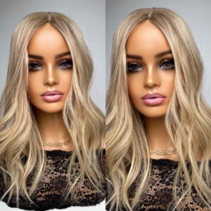 'BLONDIE' • 18" • 129g • SILKY SUPER FLAT HAIR TOPPER