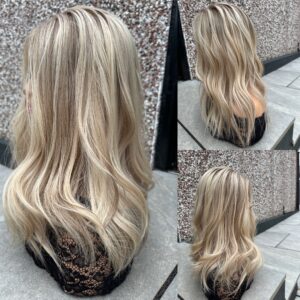 'BLONDIE' • 18" LENGTH • SILKY SUPER FLAT HAIR TOPPER