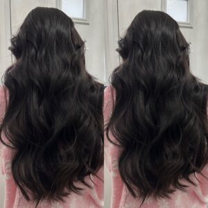 'NATURAL VIRGIN' Dark/Darkest Brown • Choose Length/Gram