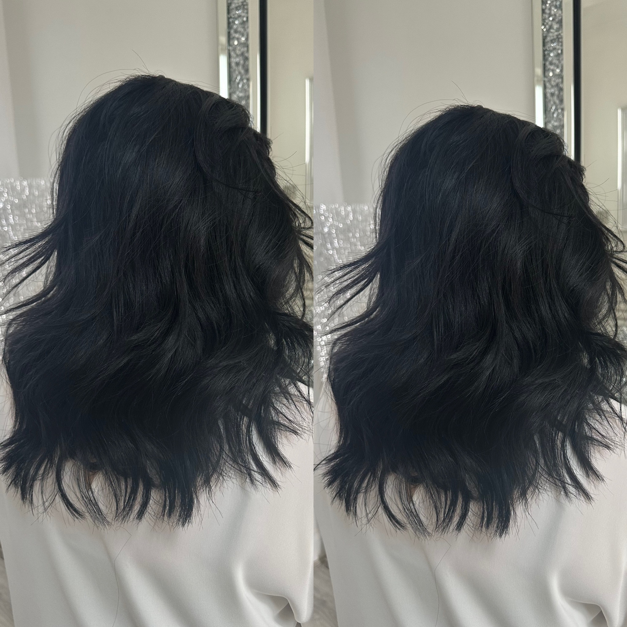 'BLACK GLOSS' • Most Lengths/Thicknesses • Fade Resistant Black Hair Topper 1 'BLACK GLOSS' • Most Lengths/Thicknesses • Fade Resistant Black Hair Topper