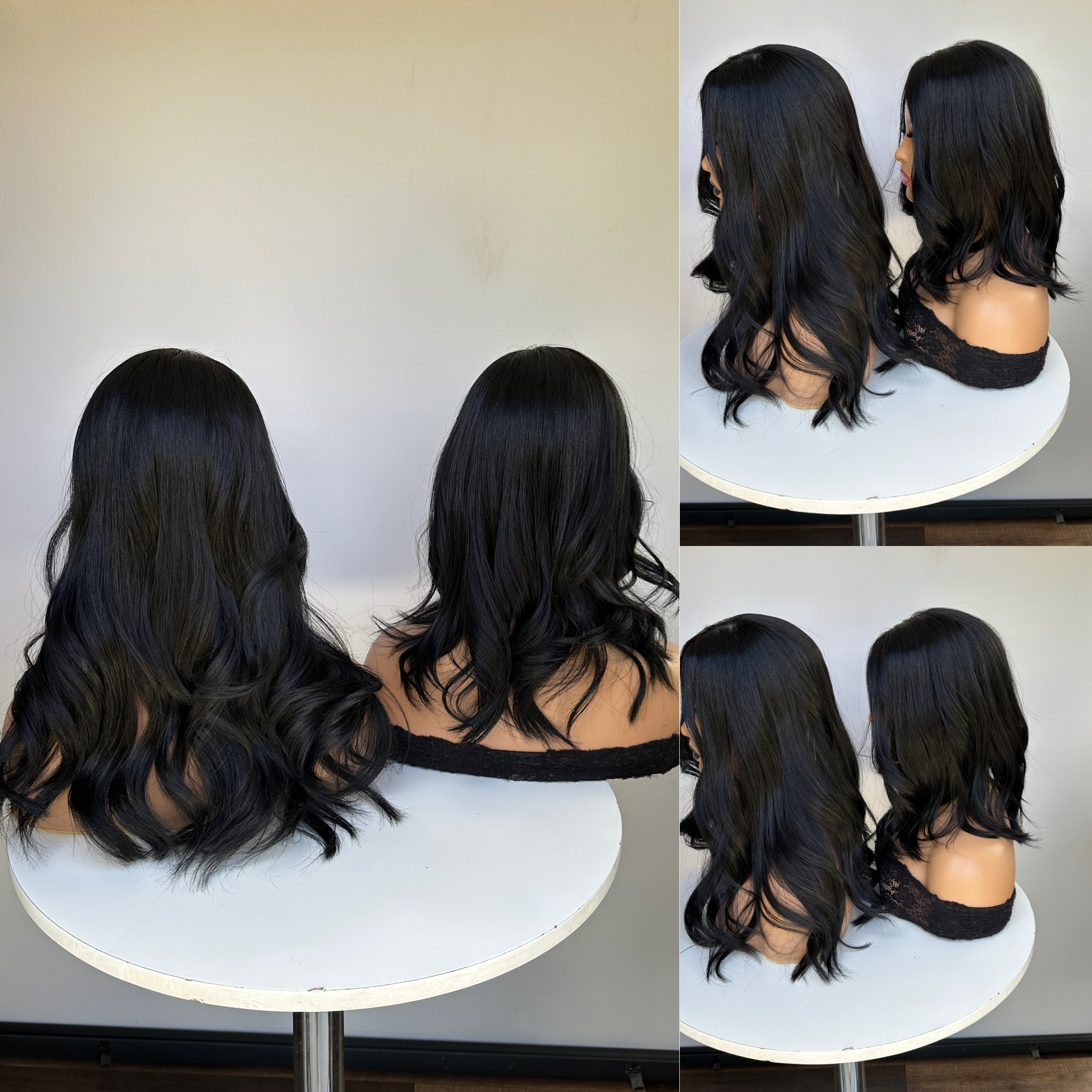 'SOFT BLACK' • 2 Lengths • Fade Resistant Black Hair Topper 5 'SOFT BLACK' • 2 Lengths • Fade Resistant Black Hair Topper - Image 5