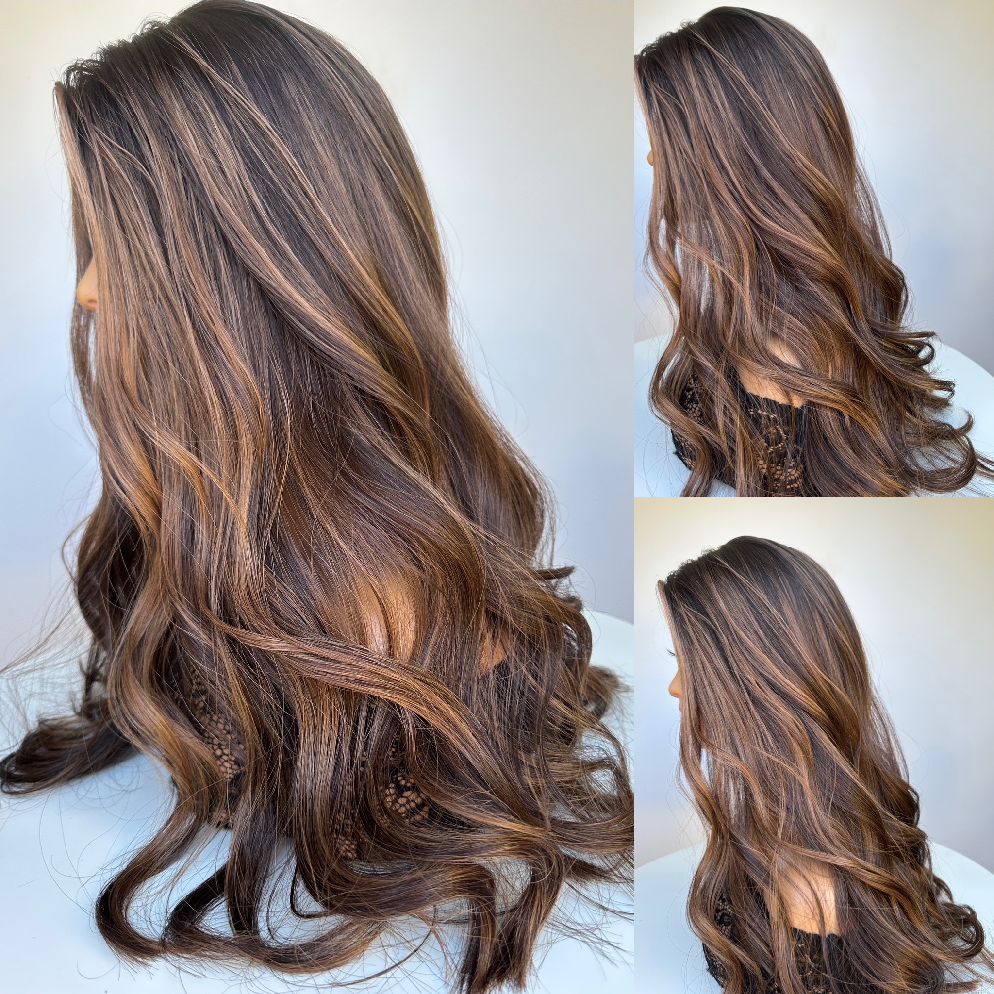 'CAPPUCCINO' • 23" LENGTH • Best Human Hair Topper UK 6 'CAPPUCCINO' • 23" LENGTH • Best Human Hair Topper UK - Image 6