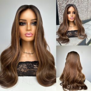 'TOFFEE TWIRL' • 23-24" LENGTH • Toffee Brown Mix