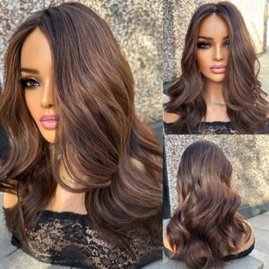 'BRILLIANT BRUNETTE' • 18-19" LENGTH • Mix of Brown/Toffee