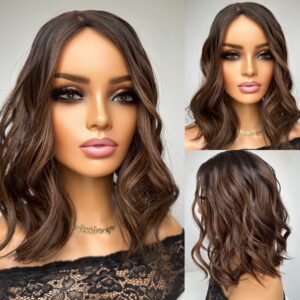 'TIRAMISU' • 15" LENGTH • Spicy Brunette Subtle Highlights