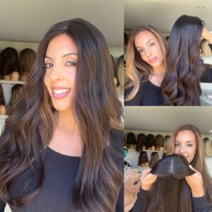 'TRIPLE CHOC CAKE' • 21-22" LENGTH • VIRGIN CHOCOLATE BROWN & 3D OMBRE