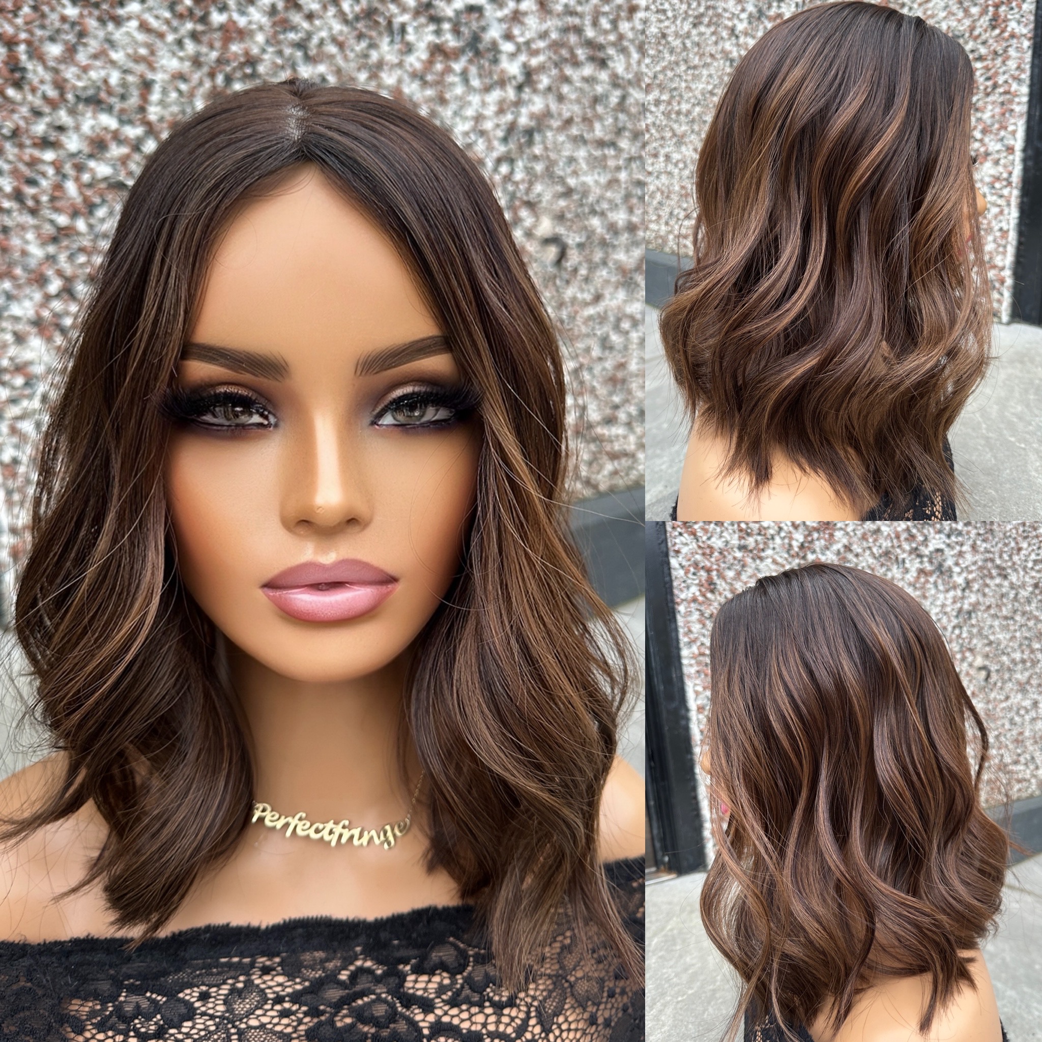 'TIRAMISU' • 15" LENGTH • Spicy Brunette Subtle Highlights 5 'TIRAMISU' • 15" LENGTH • Spicy Brunette Subtle Highlights - Image 5