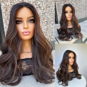 'TRIPLE CHOC CAKE' • 21-22" LENGTH • VIRGIN CHOCOLATE BROWN & 3D OMBRE