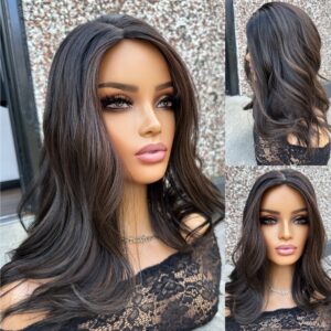 'POPS OF MUSHROOM'  • 17" Length • Medium Thickness & Layered