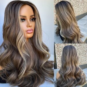 'DUSK TIL DAWN' • 22" LENGTH • DIMENSIONAL ASHY BROWN BLONDE TOPPER