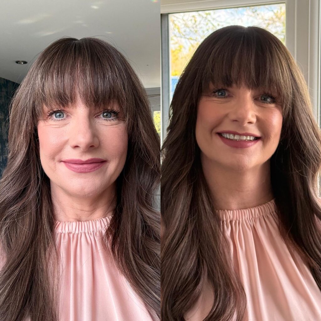 Perfectfringe Hair Topper with fringe bangs