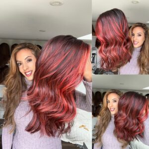 'CHERRY RED'  • 16-17" Length • Stand out Shade