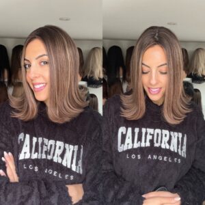 'MINNIE MOUSE'  (Bob Edition) • 14-15" Length • Best Hair Toppers UK