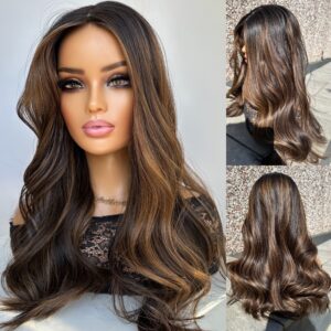 '24K TRUFFLE' • 23-24" LENGTH • Virgin Base & Gold Highlights