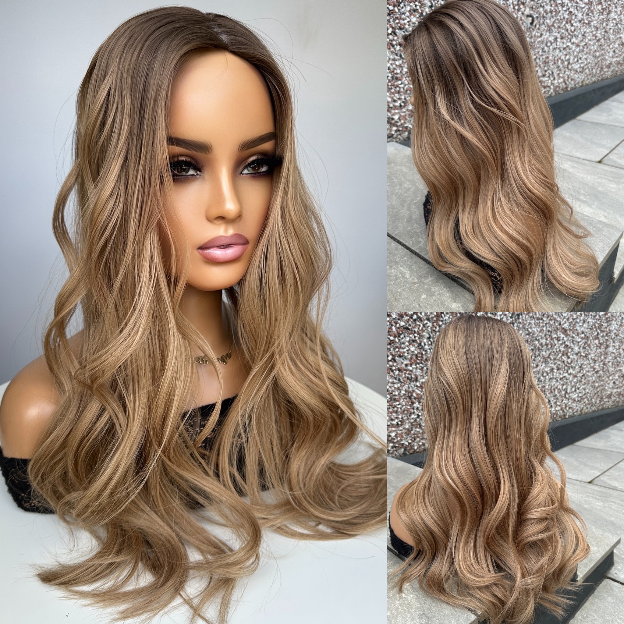 'POPCORN' • 24" LENGTH • Medium-Thick • Deep Sandy Golden Blonde Topper 3 'POPCORN' • 24" LENGTH • Medium-Thick • Deep Sandy Golden Blonde Topper - Image 3