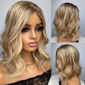 'BANOFFEE PIE' • 15-16" LENGTH • Medium/Thick • Stunning Blonde Mix